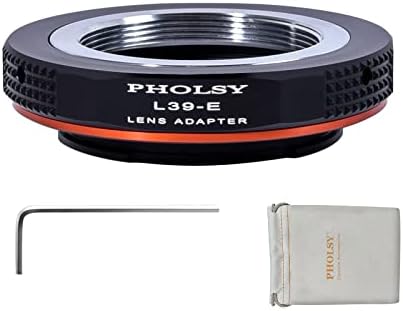 מתאם העדשות העדשות הפולסי התואם עדשת Leica M39 L39 LTM 39 ממ למצלמה של הרכבה אלקטרונית תואמת את Sony A1, A9, A7S, A7R, A7C, A7, A6600,