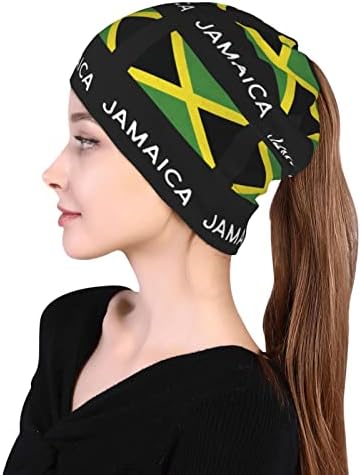 דגל ג'מייקה ג'מייקני רב -תכליתי כובע כפה מכסה גולגולת מכסה גולגולת גולגולת נשים ראש ראש ג'מייקני לגברים נשים