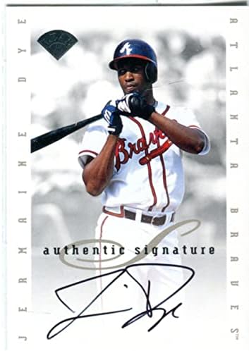 Jermaine Dye חתימה אותנטית כרטיס חתימה - כרטיסי בייסבול עם חתימת MLB