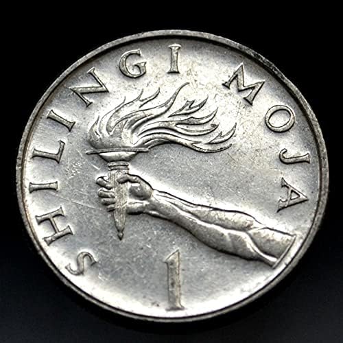 מטבע טנזני 1 הזמנה ראשונה 1991 סוחרי לפיד 23.5 ממ מטבעות אפריקאים