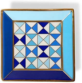 מגש תלת -תכשיט של ג'ונתן אדלר סורנטו, כחול