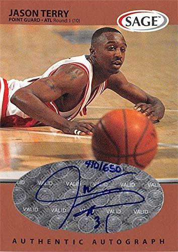 ג'ייסון טרי כרטיס כדורסל חתימה 1999 טירון מרווה A46 LE 410/650 - כדורסל מכללות עם חתימה