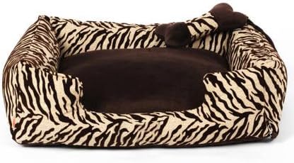 Lovepet Zebra דפוס מיטת כלב מיטת כלב כרית כלב ספה חתול מיטת חיית מחמד קן קן קיר