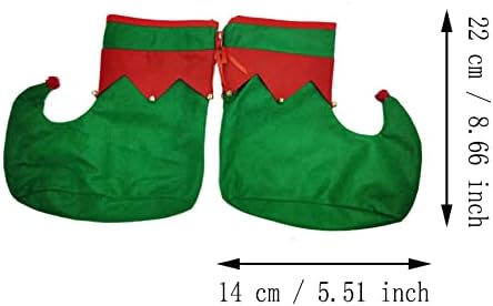 נעלי חג המולד גרבי חג המולד לא ארוג נעלי חג המולד נעלי קרנבל נעלי נערות טובות לילדים 8-12