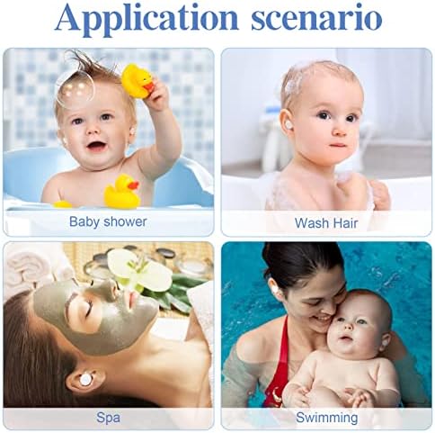 60 חתיכות מדבקות אטומות למים באוזן לתינוק, טלאי אוזניים דבק רך חד פעמי