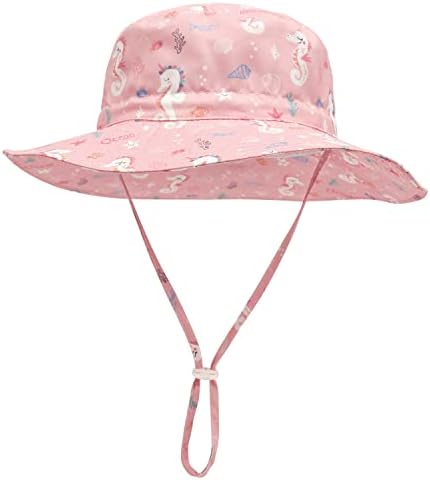 תינוק כובע שמש כובע ילדים קיץ upf 50+ כובע הגנה מפני השמש חוף כובע שוליים כובע דלי לתינוקות פעוט ילדים ילד ילדה 1/2 מחשבים