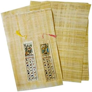 10 נייר פפירוס מצרי 12x16in 30x40 סמ אלפבית עתיקה פפירוס גיליונות -פיפרי לפרויקט אמנות, ספרינגס והיסטוריה של בית הספר - נייר גלילה אידיאלי