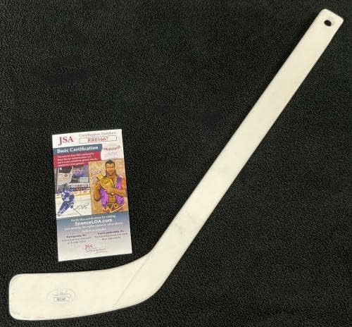 מיקי רדמונד חתום על דטרויט כנפיים אדומות פלסטיק מיני מקל JSA COA - מקלות NHL עם חתימה