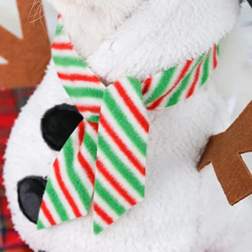 תחפושת לבגדי חג המולד של כלב חיות מחמד, חג המולד חג חג המולד סוודר גור רך וחם, תחפושות קוספליי של מסיבת חג המולד לכלבים וחתולים קטנים