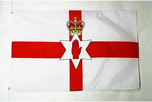 דגל AZ צפון אירלנד דגל 2 'x 3' - דגלים איריים 60 x 90 סמ - באנר 2x3 ft