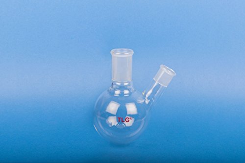 Chem Science Inc CS-F0414250 בקבוק, שני צוואר, זווית, קיבולת 250 מל, משותף מרכז 24/40, מפרק צד 24/40