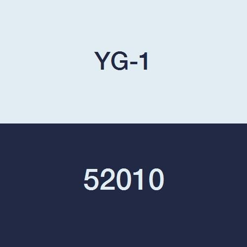 YG-1 52010 HSS קצה טחנת קצה, 4 חליל, מיניאטורה, אורך דל, גימור כפול, לא מצופה, אורך 2 , 3/32