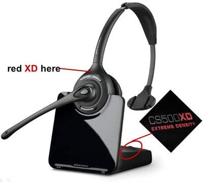 Plantronics CS520-XD רמקול כפול מערכת אוזניות אלחוטית תואמת לטלפונים שולחן כבלים