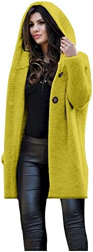 סוודרים גדולים של נשים גרסה מורחבת בגרסה חמה מעיל קרדיגן עם סווטשירט סוודר סרכי סרוג סרוג