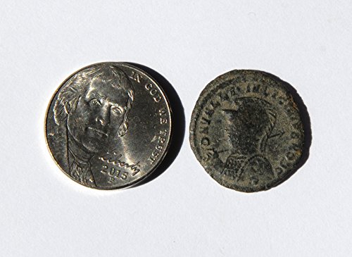זה המאה הרביעית לספירה, Licinius II Caesar, יופיטר מחזיק ניצחון, אלכסנדריה מנטה, 317 - 324 C.E. 2 מטבע טוב מאוד