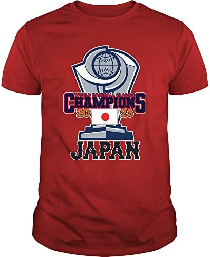 יפן אלופת העולם בייסבול בייסבול קלאסי 2023 חולצת טריקו יפן קבוצת בייסבול 2023 חולצת טריקו אלופת סמוראי קלאסית עולמית