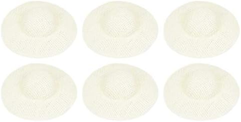 24 יחידות כובעי מיני כובעי בובה מלאכה כובעי קש קישוטים למלאכת DIY 6.5 סמ