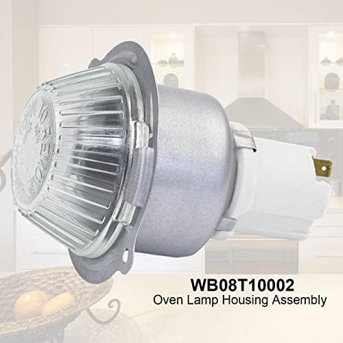 מכלול תאורת תנור קיר WB08T10002 מחזיק מנורת תנור לתנורי GE קנמור, נורת מחוון AP2019709