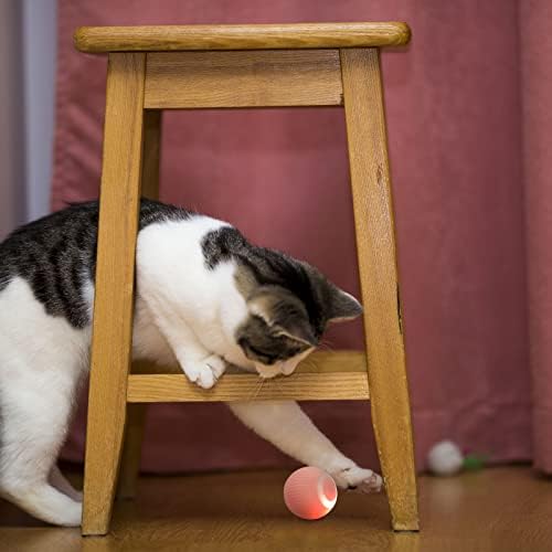 חתול צעצועי אינטראקטיבי כדור הכבידה מודיעין צעצועים לחתולים כמו כן נטענת אוטומטי נע לחיות מחמד כדור & מגבר; חתלתול צעצוע