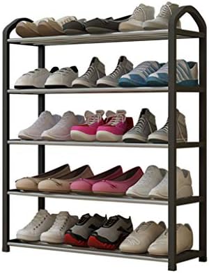 מתלה נעליים של JQMJCXJ, מתלה נעליים, קל לטייל בסלון, ארון הרכבה רב שכבות, נעלי במבוק ביתיות, ספסל נעליים פשוט רב תכליתי