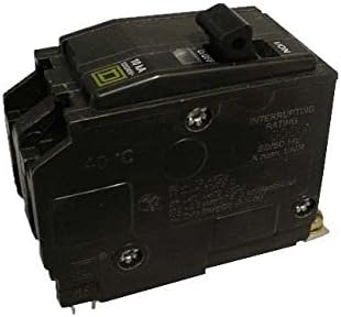 שניידר מיניאטורה חשמלית 120/240 וולט 60-AMP QOB260 מקרים מעוצבים מפסק 600V 50A, שחור
