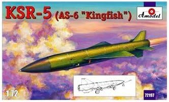 KSR-5 AS-6 Kingfish Raduga טיל אנטי ספינות לטווח הארוך 1/72 Amodel 72197