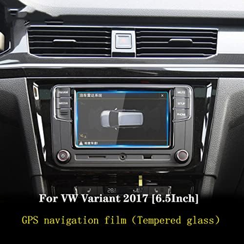 פאנל מסך מכונית של Funiur Pane מכונית מזכוכית קשוחה סרטי מדד GPS אביזרי סרטי מגן ， עבור VW Variant 2017