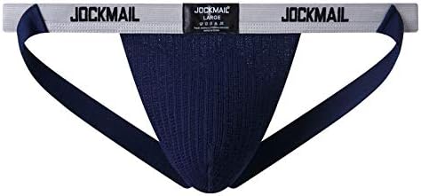 תחתונים של IIUS JOCKSTRAP לגברים תומך אתלטי תומך בביצועים תחתוני רצועת ג'וק נוחים עם כיס תחתונים אתלטים אלסטיים אלסטיים חסרי גב מרים נושמים