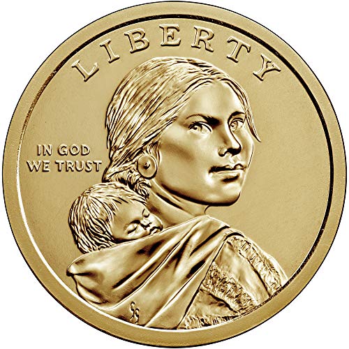 2021 P&D Sacagawea דולר אינדיאנים מבריקים מבריקים